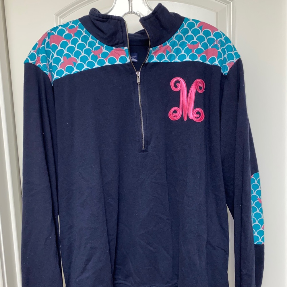 Simply Southern Pullover with “M” monogram